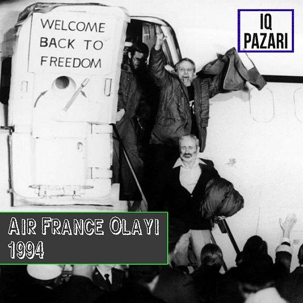 1. 1994 yılında tam ad Cezayir - Fransa Savaşından 3 gün sonra Air France'a ait içerisinde 94 yolcunun bulunduğu yolcu uçağı Cezayirli militanlar tarafından kaçırıldı.