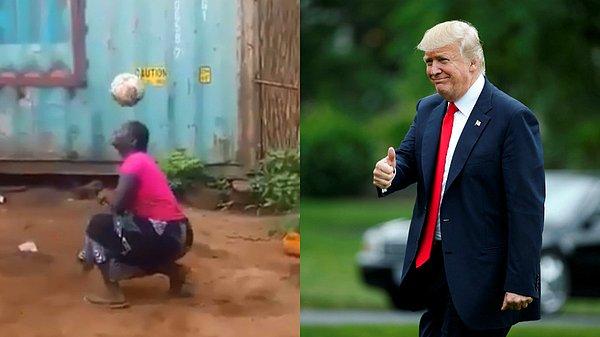 Top cambazının yaptığı hareketler ABD başkanı Donald Trump'ın dahi dikkatini çekti. Trump, 'inanılmaz' diyerek Twitter'da o görüntüleri paylaştı.