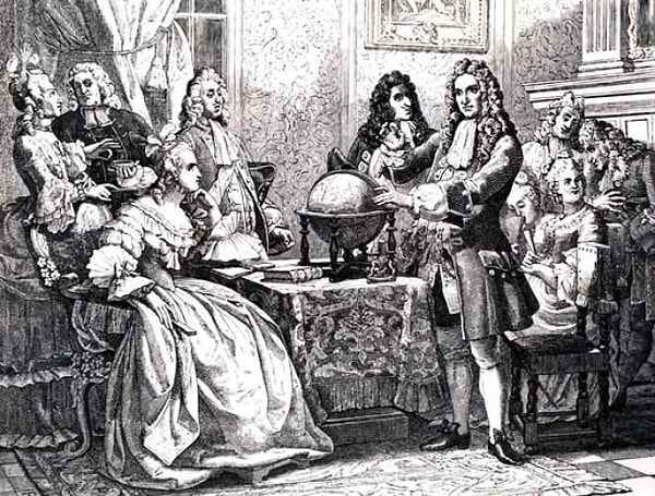 9. Следующий ученый был философом и логиком, который создал основы математики. Он сформулировал законы движения и исследовал  кинетическую энергию. Кто же это?