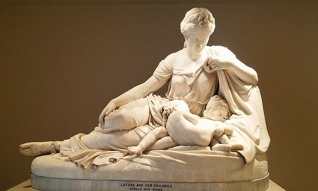 4. Latona and Her Children, William Henry Rinehart, 1874.