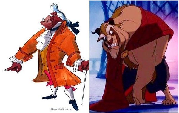 11. Чудовище из «Красавицы и Чудовища»