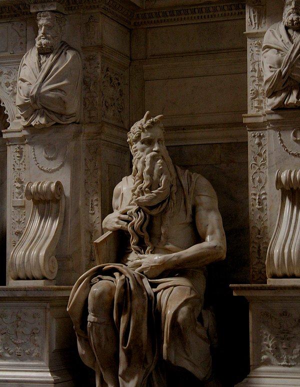 7. Moses, Michelangelo, 1515.