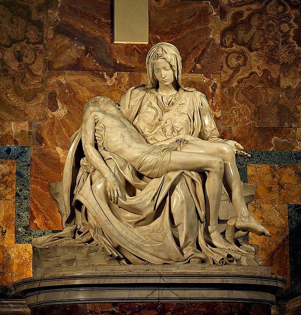 9. Pietà, Michelangelo, 1498-1499.