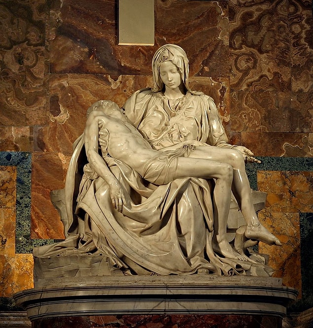 9. Pietà, Michelangelo, 1498-1499.