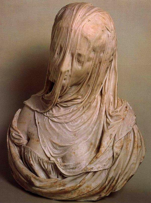 11. Bust of a Veiled Woman (Puritas), Antonio Corradini, 1717.