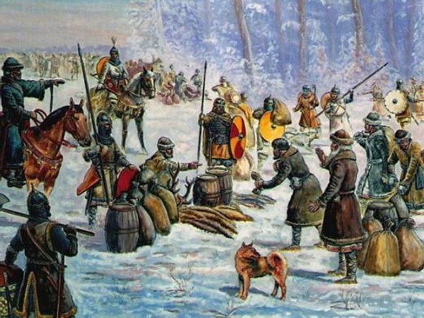 4. Что означает слово "полюдье"?