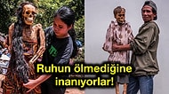 Ölülerini Mumyaladıktan Sonra Hala Hayattalarmış Gibi Onlarla Yaşayan, Bakan ve Besleyen Troja Kabilesi