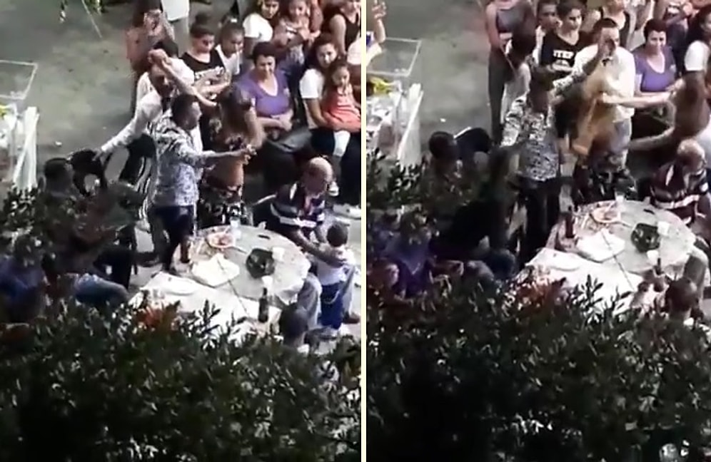 Eşiyle Karşılıklı Oynayan Dansözün Saçını Başını Yolan Kıskanç Kadın