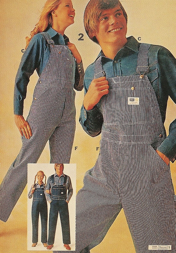 19. Комбинезоны - главный тренд 70-х.