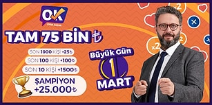 Oyna Kazan Rekora Koşuyor! Tam 75 Bin TL Ödül Dağıtacağımız Efsane Yarışma 1 Mart’ta!