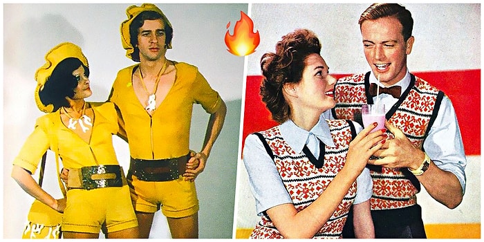 Nefis Uyum! 1970'lerde Çiftlerin Egzotik Tarzlarını Gösteren Retro Katalog Çekimleri