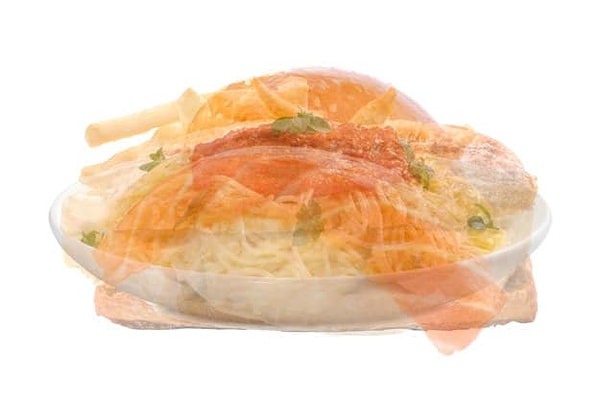 2. А из еды вы сразу увидели...