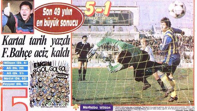 19. 1989/90 | Fenerbahçe 1-5 Beşiktaş