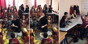 Türkiye'nin Fenomen Öğretmeni Bu Defa Minik Öğrencileriyle Çiğ Köfte Partisi Yapıp Hep Bir Ağızdan 'Nemrudun Kızı' Söyledi