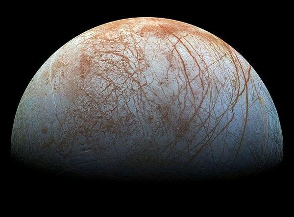 1998: Galileo uzay sondasından gelen bilgilere göre; Jüpiter'in uydusu Europa'nın kalın buzla kaplı yüzeyinin altında sıvı bir okyanus var.