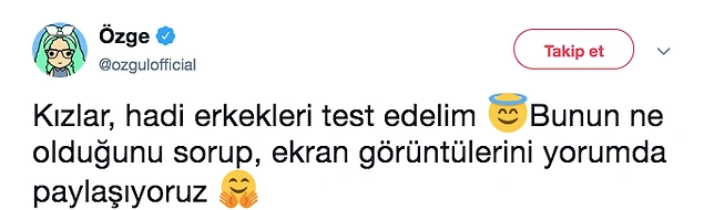 Takipçilerden ekran görüntüleri de istendi.