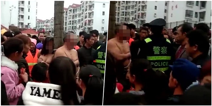 Kocasını Başka Bir Kadınla Yakaladıktan Sonra İbret Olması İçin İkisini Birden Çırılçıplak Ağaca Bağlayan Kadın