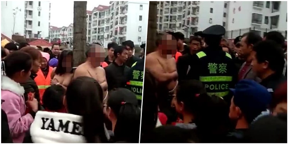 Kocasını Başka Bir Kadınla Yakaladıktan Sonra İbret Olması İçin İkisini Birden Çırılçıplak Ağaca Bağlayan Kadın