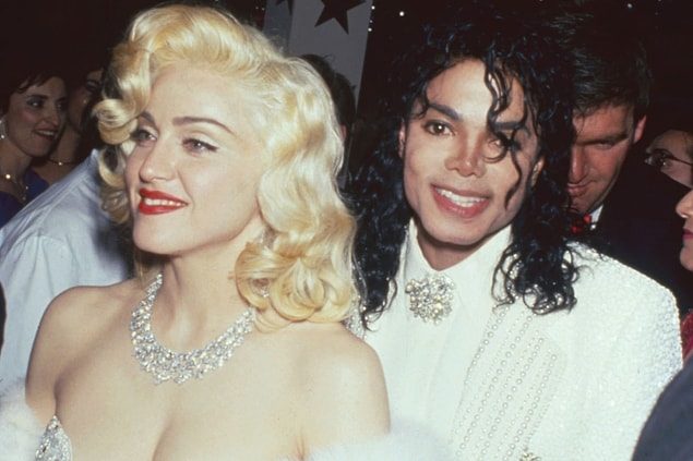 8. 25 Mart 1991 tarihli Akademi Ödülleri'ne katılan Madonna ve Michael Jackson.