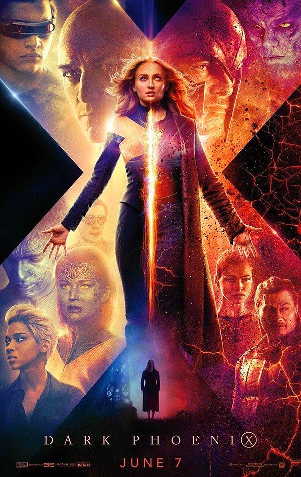 1. 7 Haziran'da vizyona görecek olan X-Men: Dark Phoenix filminin posteri yayınlandı. 🔥