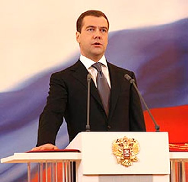 1. Каким по счету президентом России был Д.А. Медведев?