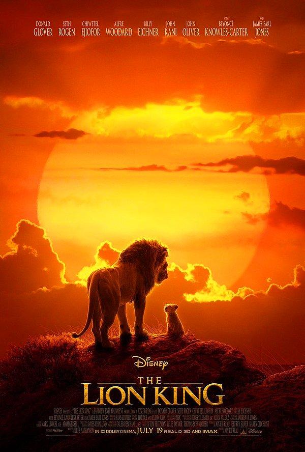 7. 19 Temmuz'da vizyona girecek olan The Lion King filminden poster yayınlandı. 🦁