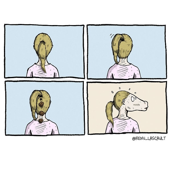 9. Настоящий конский хвост