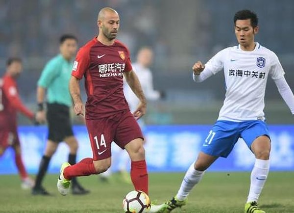 28. Javier Mascherano - Hebei China Fortune