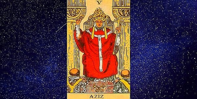 Seçtiğin Kart; "Aziz"