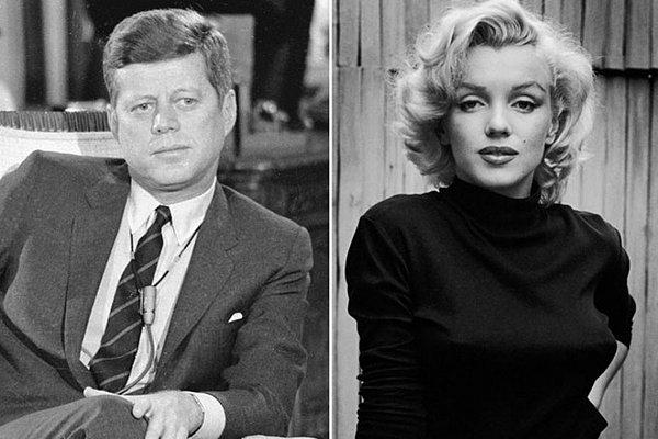 J. F. Kennedy ve Marilyn Monroe