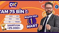 Bugün Büyük Gün: Oyna Kazan'da Saat 14:00 ve 18:00'da 12.500 TL, 21:30'da ise 100.000 TL Dağıtılacak!