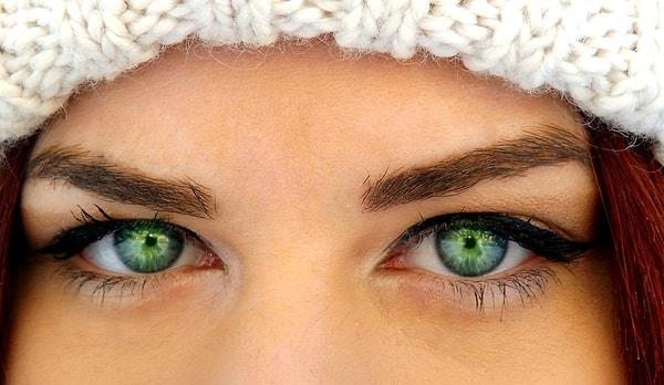 Senin göz rengin Yeşil!