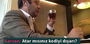 Dükkana Giren Kediyi Dışarı Atmaya Çalışan Garsona Ayar Veren Müşteri!