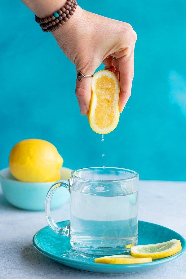 1. Limonlu su ile kilo verin.