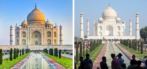 18. Tac Mahal, Agra, Hindistan