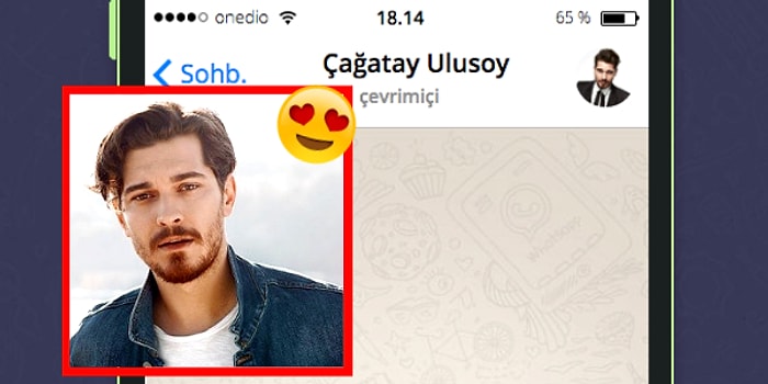 WhatsApp'ta Çağatay Ulusoy'u Tavlayabilecek misin?