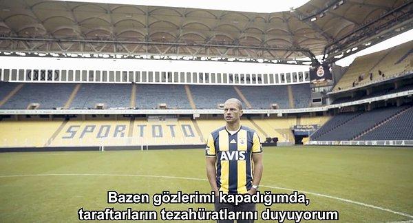 'Dünyanın neresinde olursam olayım Fenerbahçe benimle birlikte kalbimde olacak.'