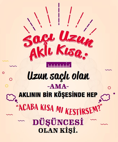 Saçı uzun aklı kısa
