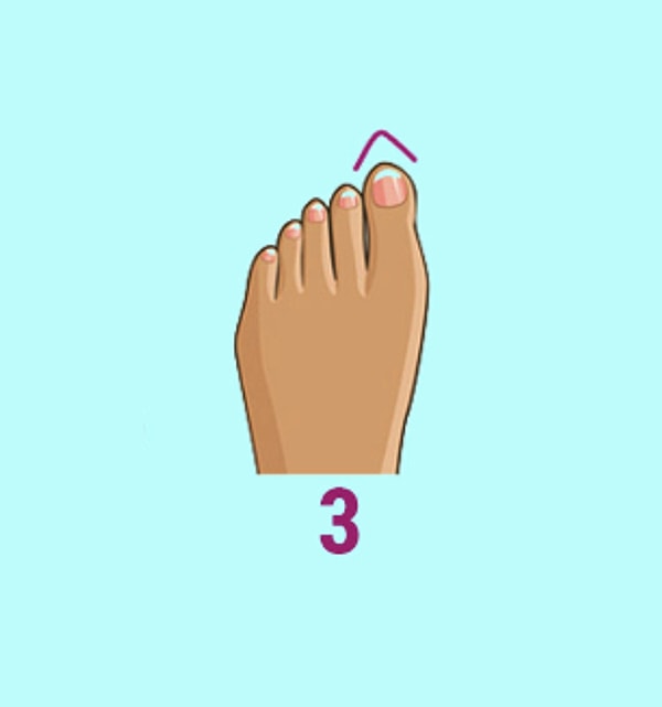 Кончик большого пальца острый: