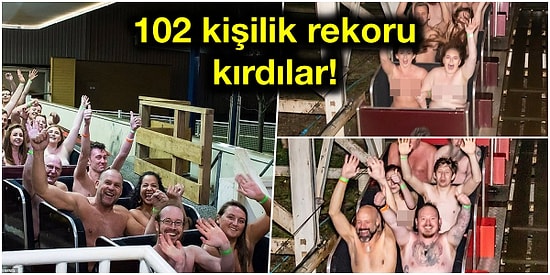 Rekor İçin Soyundular! İngiltere'de Dondurucu Soğukta 195 Kişi Hız Trenine Çırılçıplak Bindi