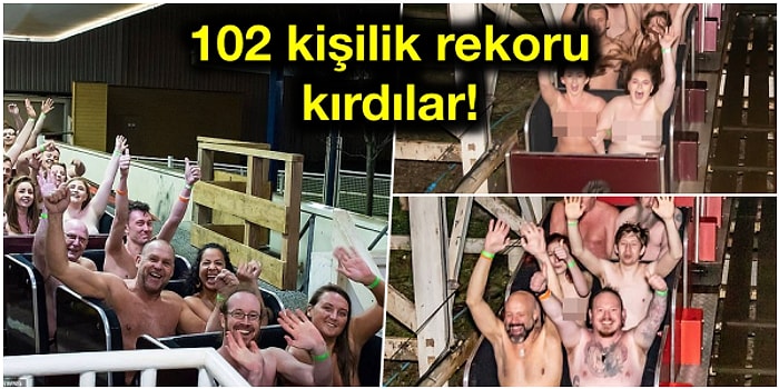 Rekor İçin Soyundular! İngiltere'de Dondurucu Soğukta 195 Kişi Hız Trenine Çırılçıplak Bindi