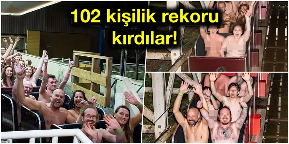 Rekor İçin Soyundular! İngiltere'de Dondurucu Soğukta 195 Kişi Hız Trenine Çırılçıplak Bindi