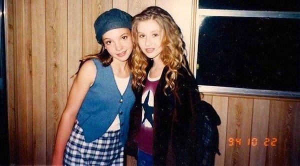 4. Britney Spears ve Christina Aguilera, 1994.