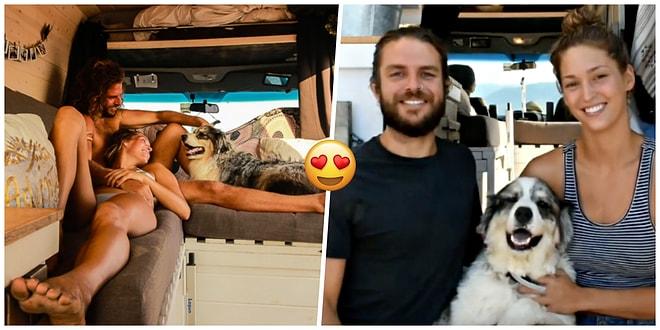 Kamyonetlerini Eve Dönüştürüp Köpekleriyle Kuzey Amerika Seyahatine Çıkan Çiftin "Satalım Malı Mülkü Düşelim Yollara!" Dedirten Hikayesi