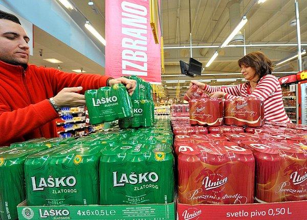 11. Balkanlarda iki büyük bira markası piyasa hakimiyeti konusunda yarışmaktadır: Union ve Laško.