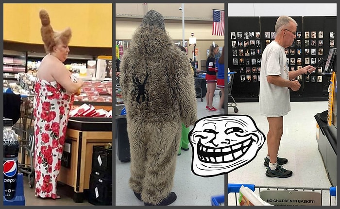 Странности повсюду: В американских магазинах можно встретить кого угодно