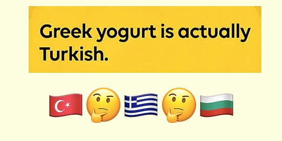 Bir Facebook Sayfasının "Yoğurt Türklerindir." Paylaşımının Altında Ülkeler Birbirine Girdi!