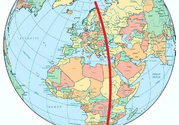 9. Как называется линия сечения поверхности земного шара плоскостью, проведённой через какую-либо точку поверхности и ось вращения Земли