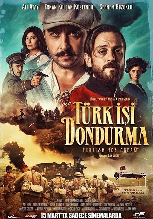 14. Ali Atay, Erkan Kolçak Köstendil ve Şebnem Bozoklu gibi isimleri kadrosunda bulunduran Türk İşi Dondurma filminden poster yayınlandı.