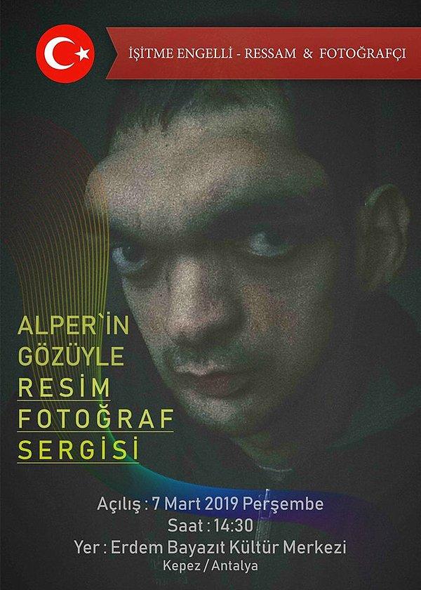 Çizdiği resimler için düzenli olarak resim sergisi açan genç ressamın yeni sergisi ise yarın (7 Mart 2019, Perşembe), Antalya'da açılacak.